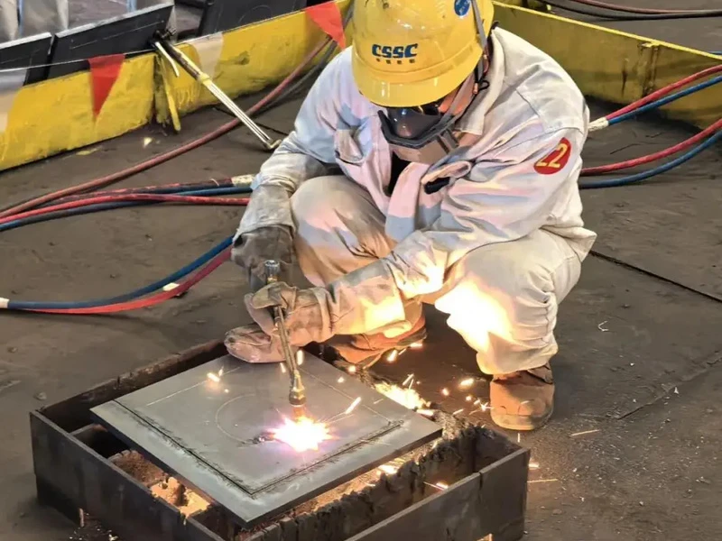 Soldadura y soldadura para la industria pesada Corte